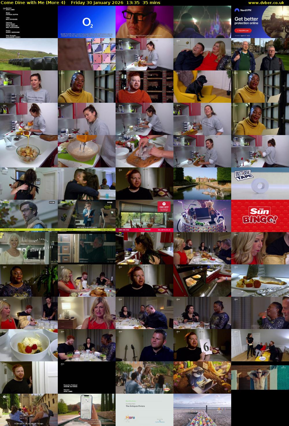 Come Dine with Me (More 4) Friday 30 January 2026 13:35 - 14:10