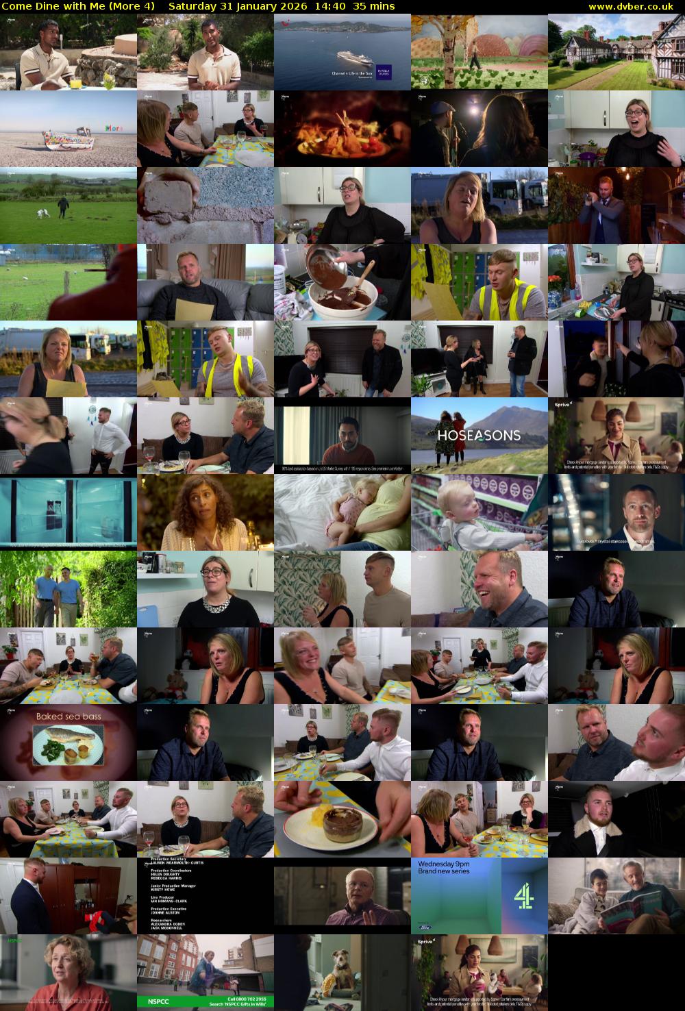 Come Dine with Me (More 4) Saturday 31 January 2026 14:40 - 15:15