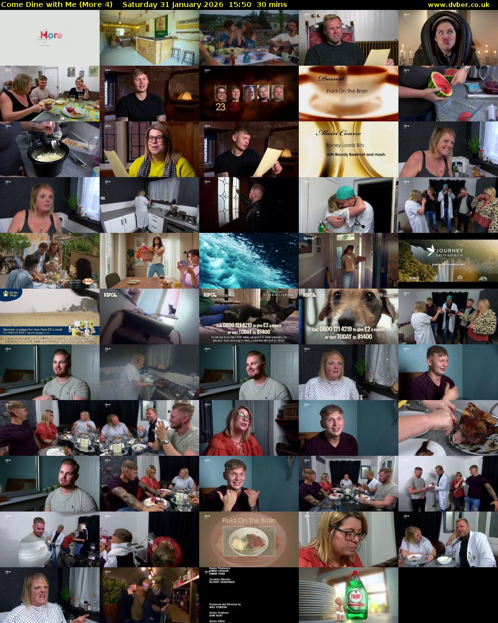 Come Dine with Me (More 4) Saturday 31 January 2026 15:50 - 16:20