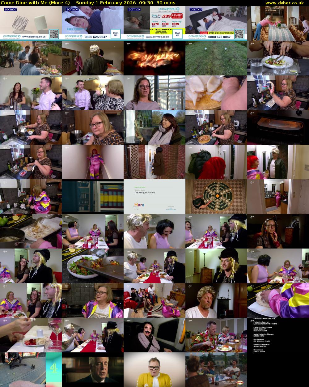 Come Dine with Me (More 4) Sunday 1 February 2026 09:30 - 10:00