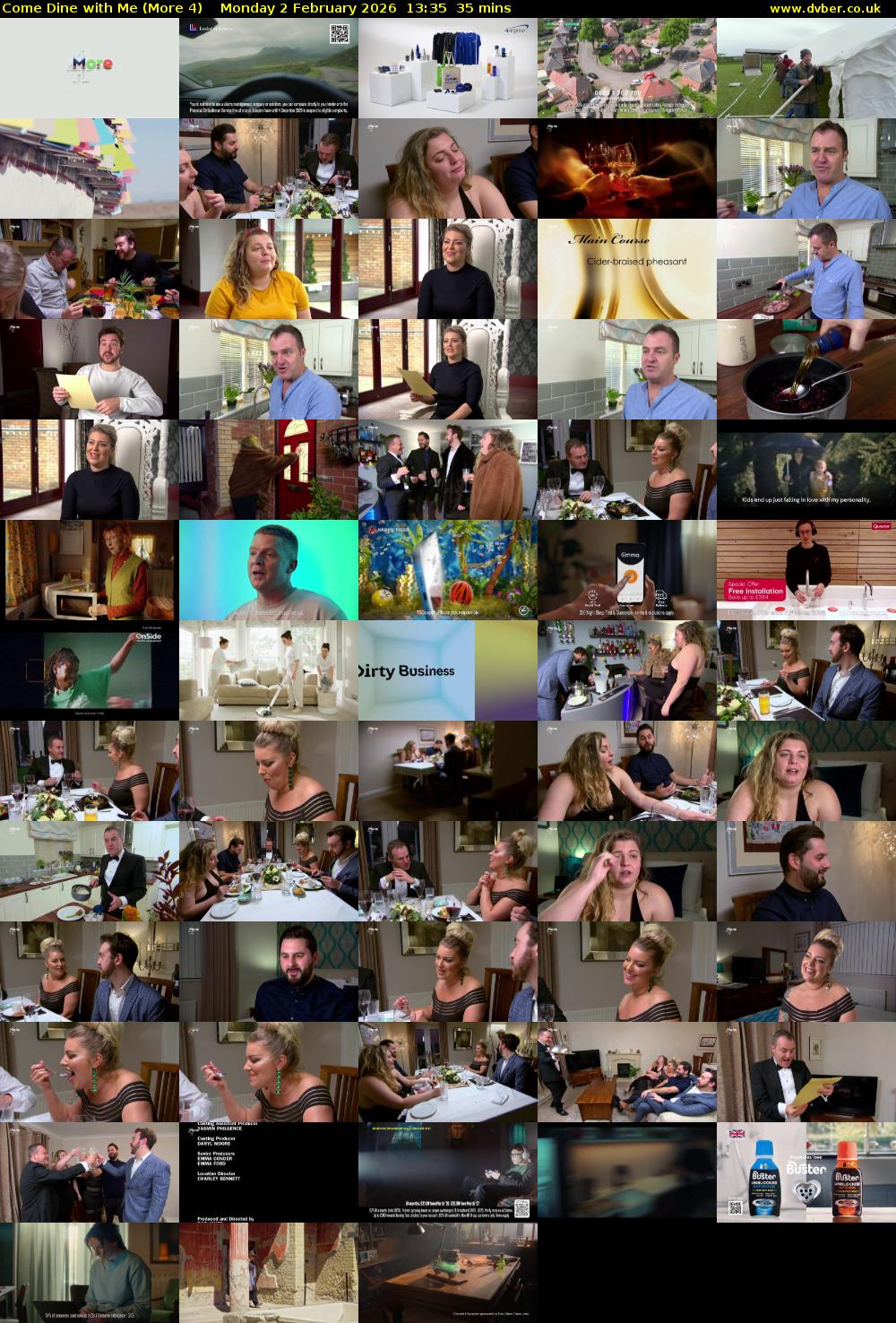 Come Dine with Me (More 4) Monday 2 February 2026 13:35 - 14:10