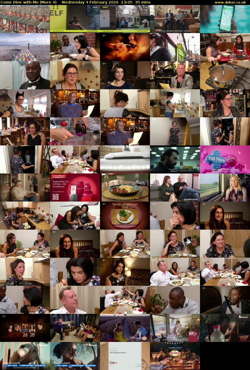 Come Dine with Me (More 4) Wednesday 4 February 2026 13:05 - 13:40