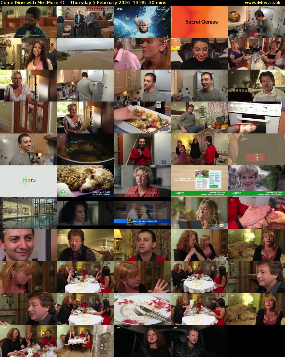 Come Dine with Me (More 4) Thursday 5 February 2026 13:05 - 13:35