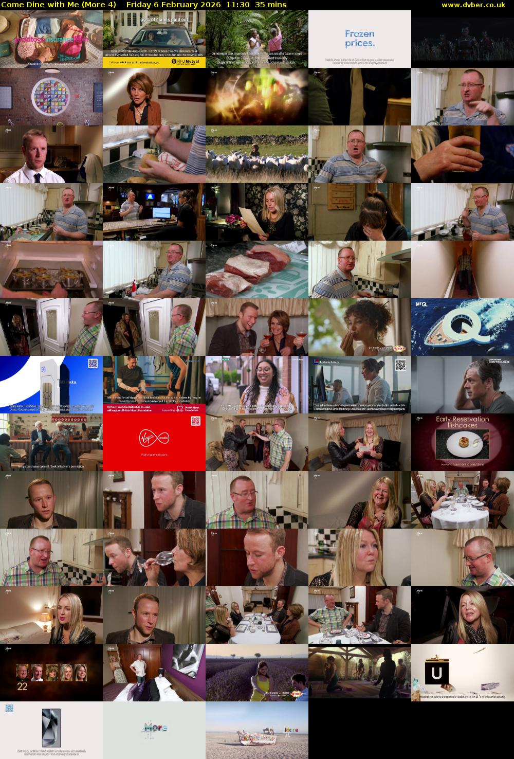 Come Dine with Me (More 4) Friday 6 February 2026 11:30 - 12:05