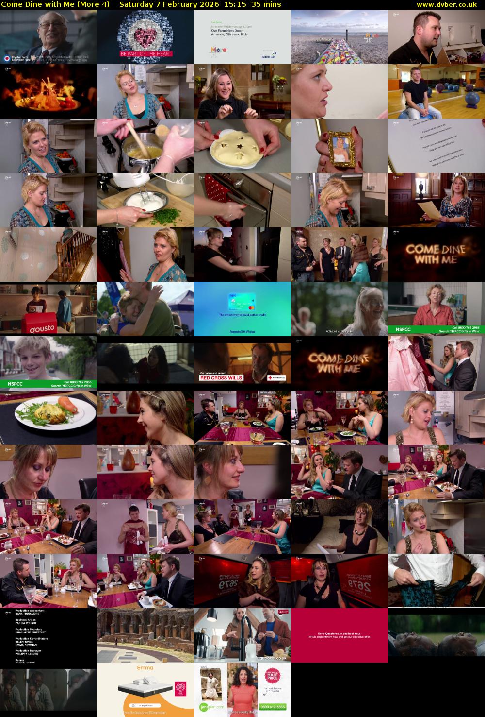 Come Dine with Me (More 4) Saturday 7 February 2026 15:15 - 15:50