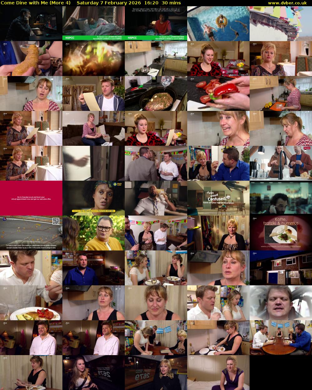 Come Dine with Me (More 4) Saturday 7 February 2026 16:20 - 16:50