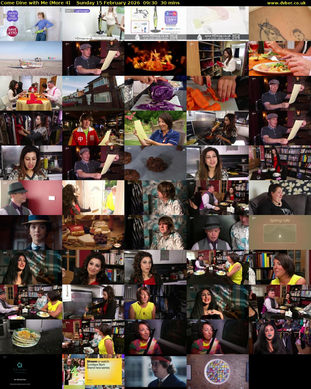 Come Dine with Me (More 4) Sunday 15 February 2026 09:30 - 10:00