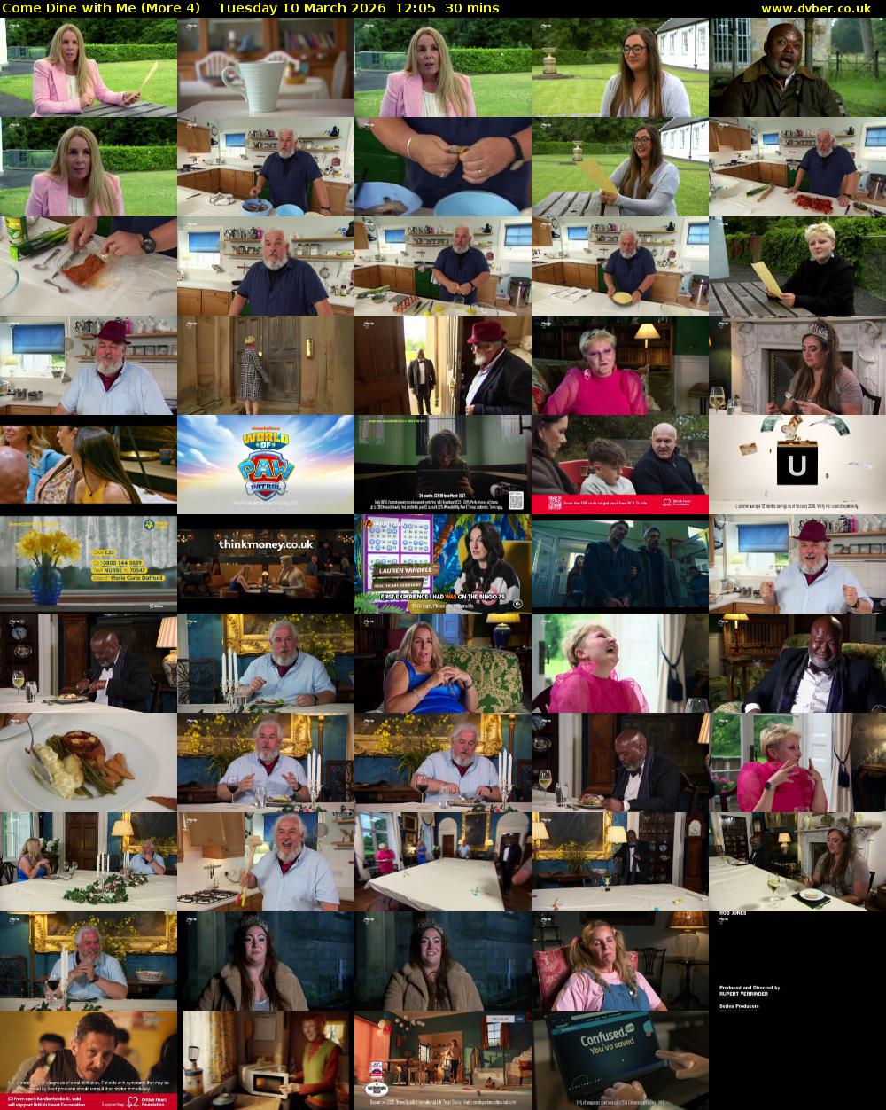 Come Dine with Me (More 4) Tuesday 10 March 2026 12:05 - 12:35