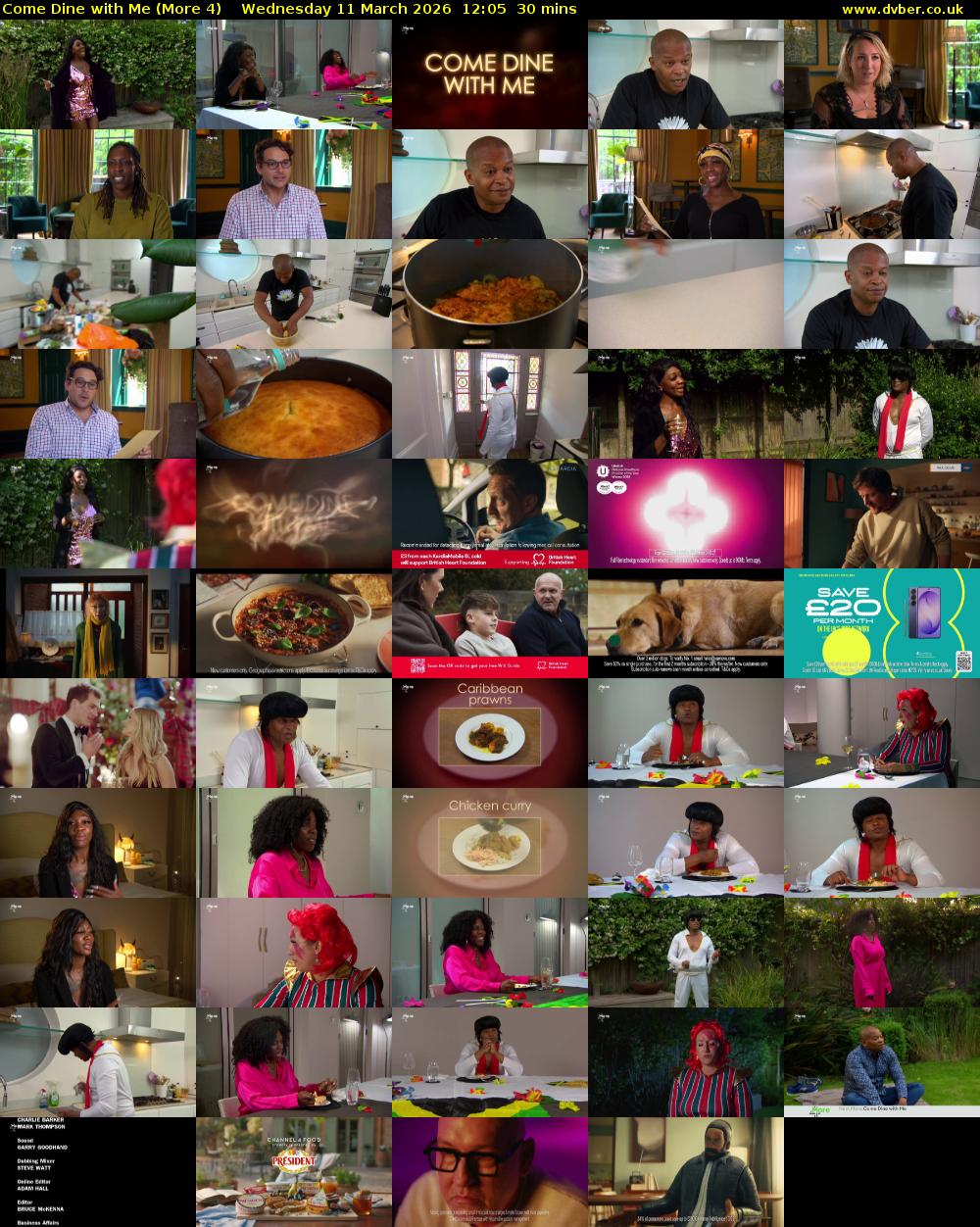 Come Dine with Me (More 4) Wednesday 11 March 2026 12:05 - 12:35