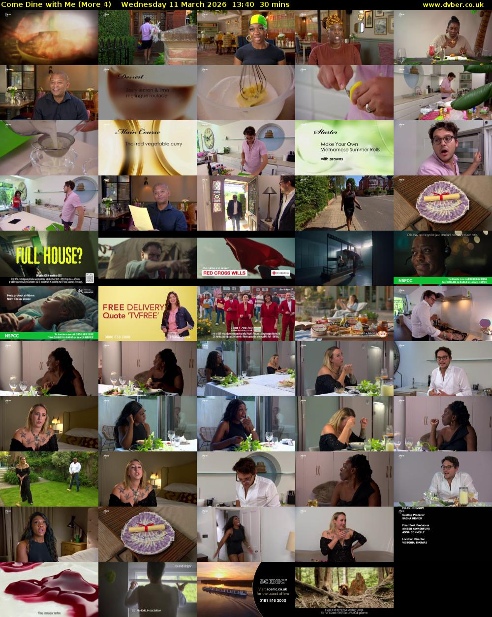 Come Dine with Me (More 4) Wednesday 11 March 2026 13:40 - 14:10
