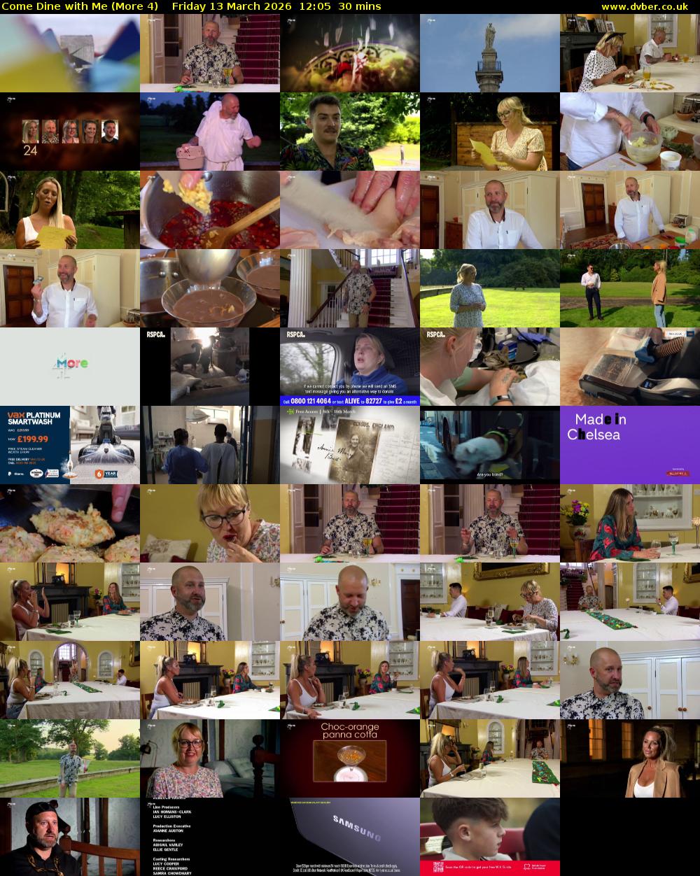 Come Dine with Me (More 4) Friday 13 March 2026 12:05 - 12:35