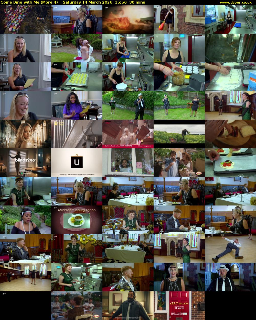 Come Dine with Me (More 4) Saturday 14 March 2026 15:50 - 16:20