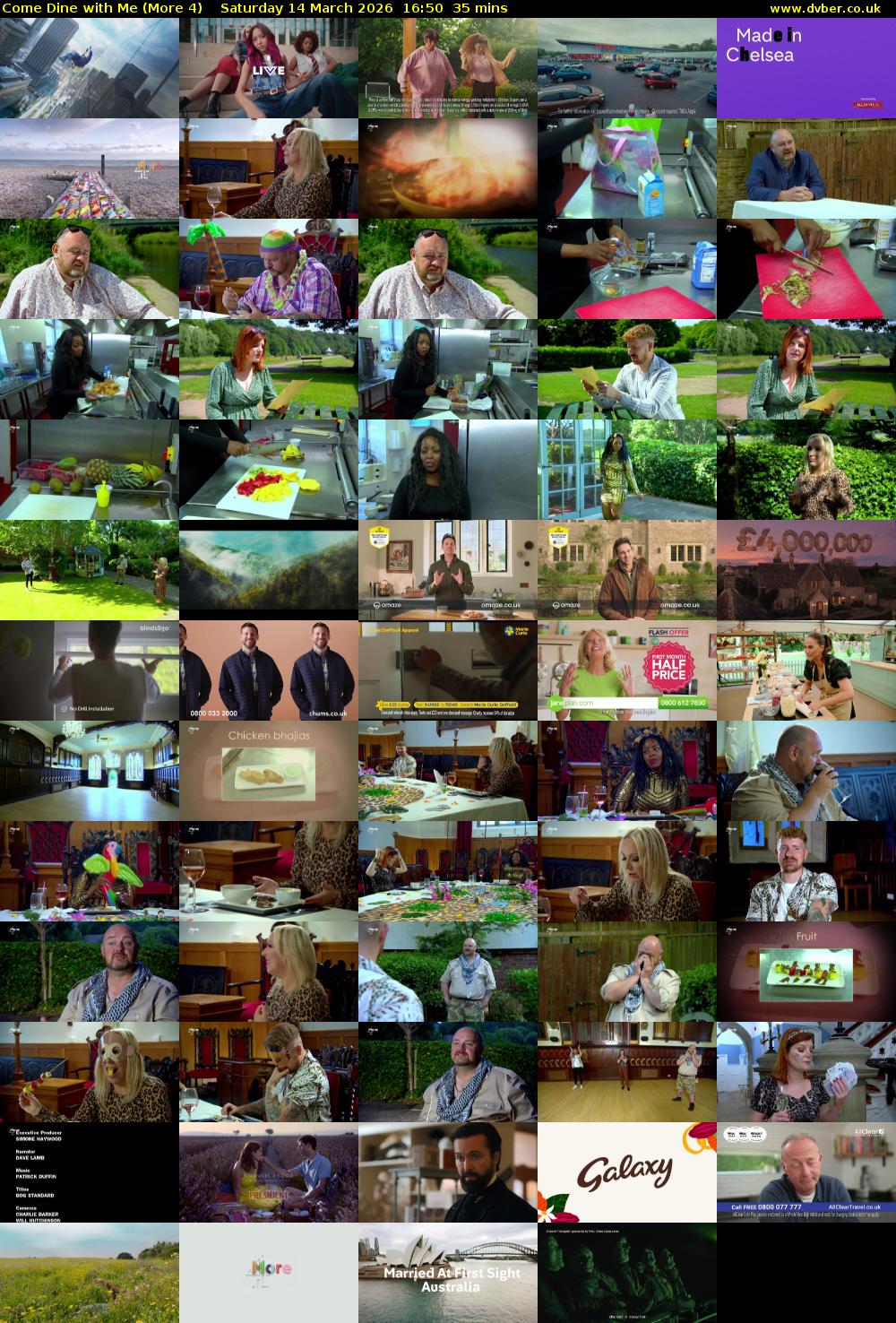 Come Dine with Me (More 4) Saturday 14 March 2026 16:50 - 17:25