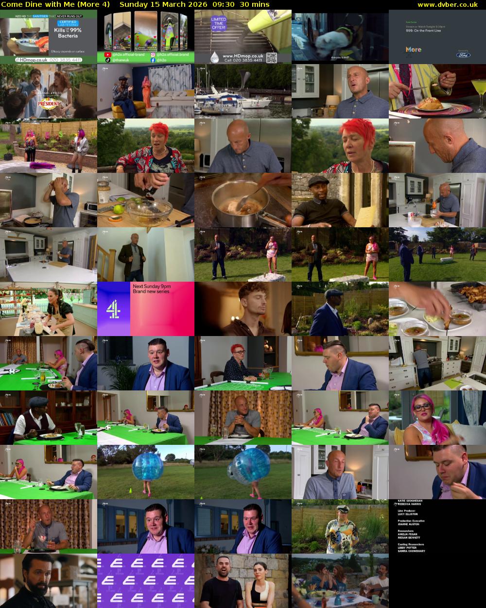 Come Dine with Me (More 4) Sunday 15 March 2026 09:30 - 10:00