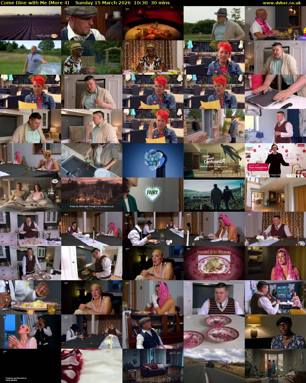 Come Dine with Me (More 4) Sunday 15 March 2026 10:30 - 11:00