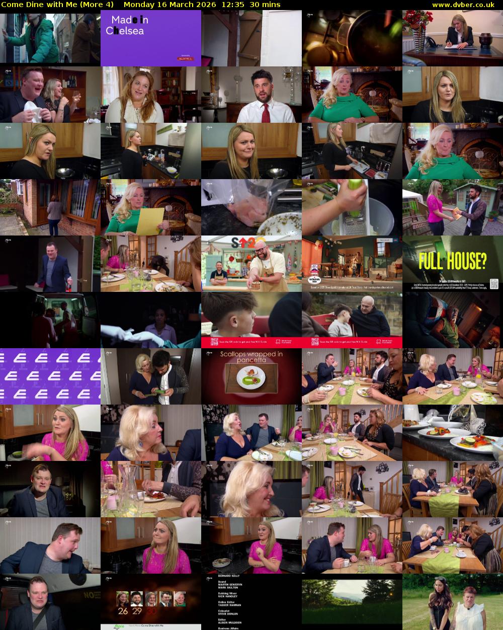 Come Dine with Me (More 4) Monday 16 March 2026 12:35 - 13:05