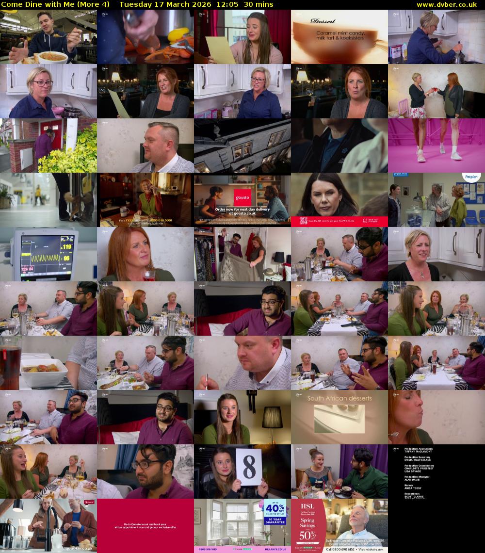 Come Dine with Me (More 4) Tuesday 17 March 2026 12:05 - 12:35