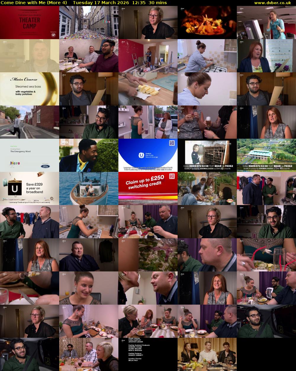 Come Dine with Me (More 4) Tuesday 17 March 2026 12:35 - 13:05