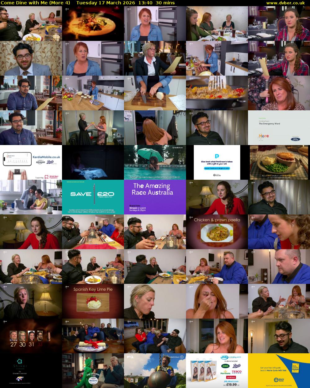 Come Dine with Me (More 4) Tuesday 17 March 2026 13:40 - 14:10