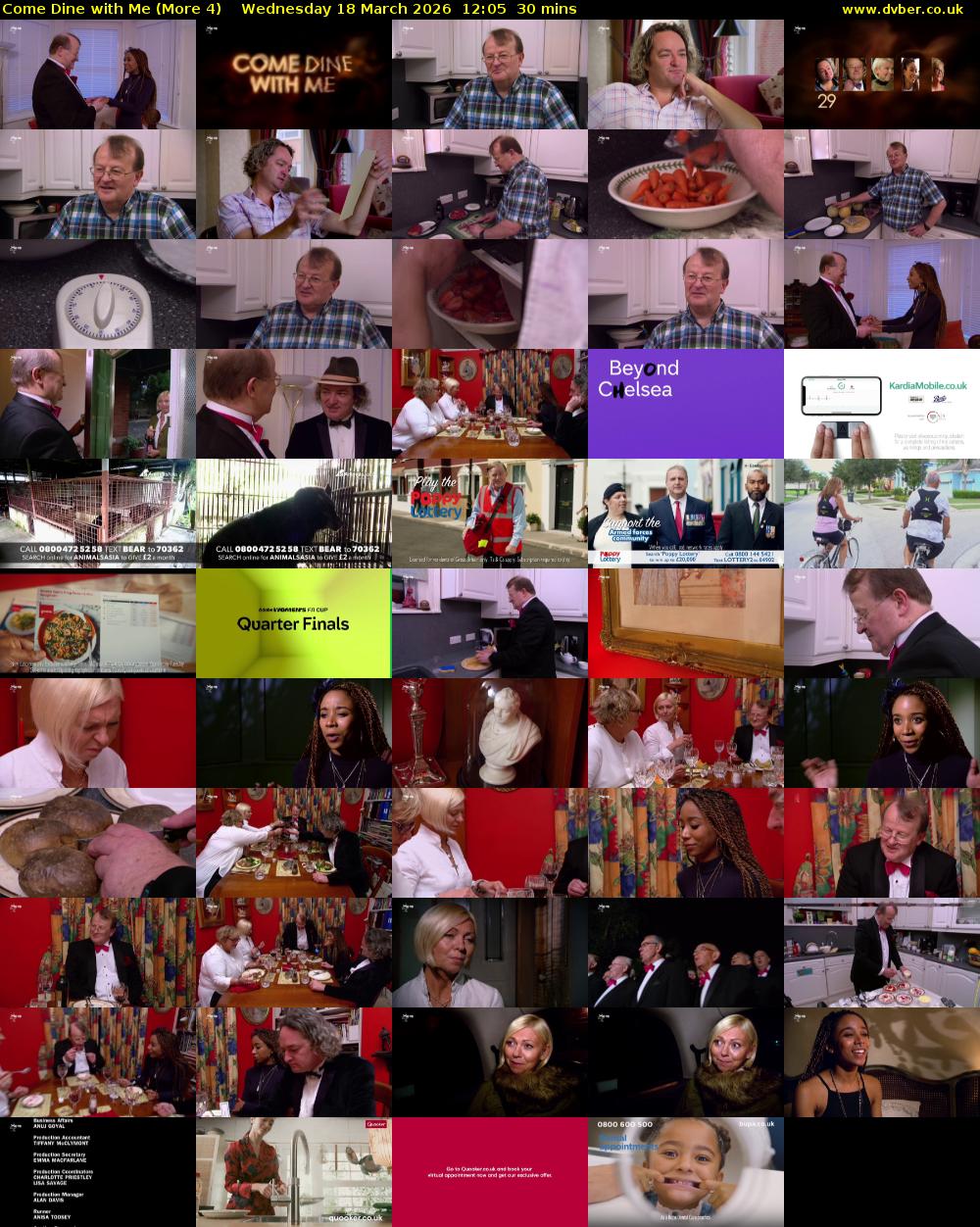 Come Dine with Me (More 4) Wednesday 18 March 2026 12:05 - 12:35