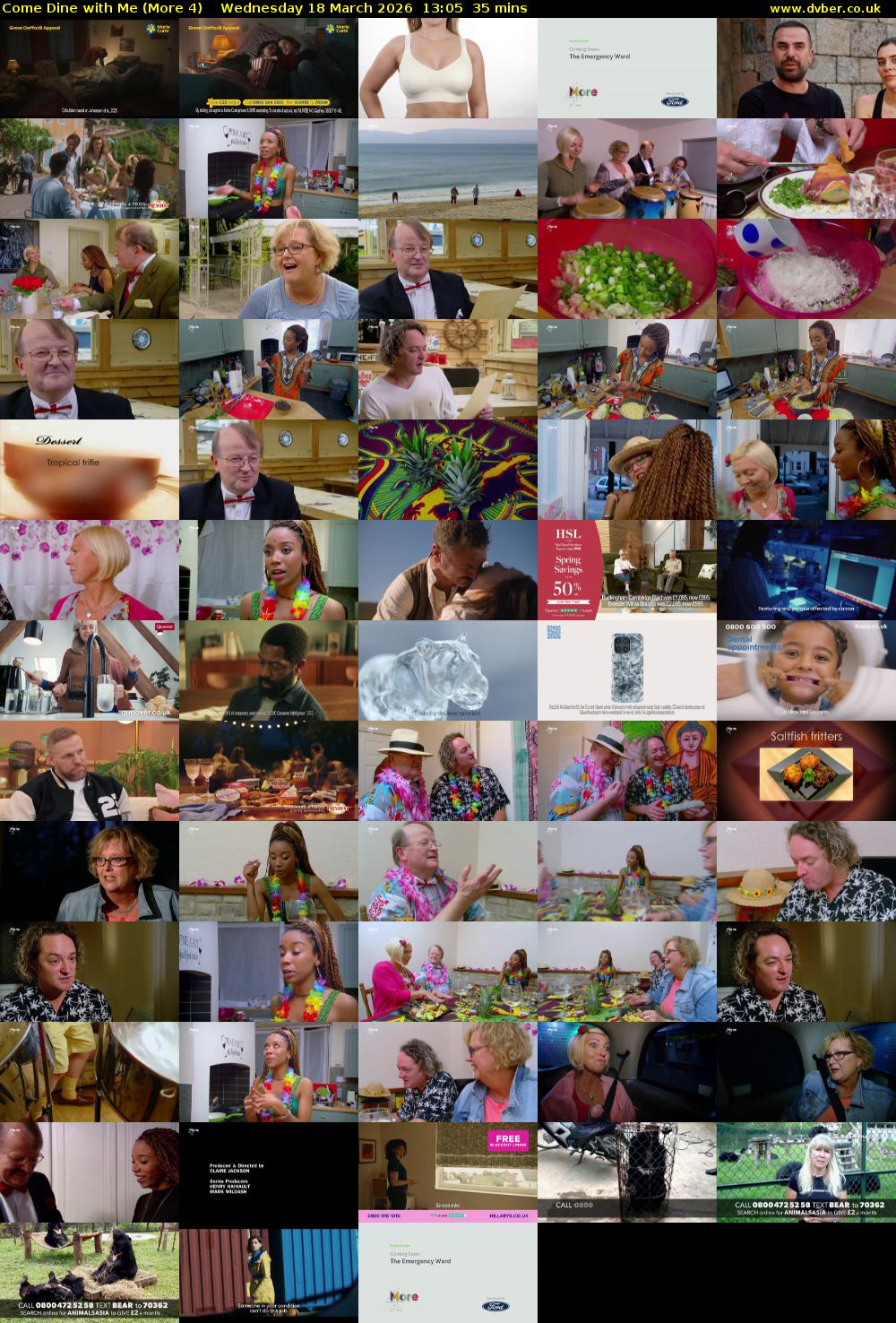Come Dine with Me (More 4) Wednesday 18 March 2026 13:05 - 13:40