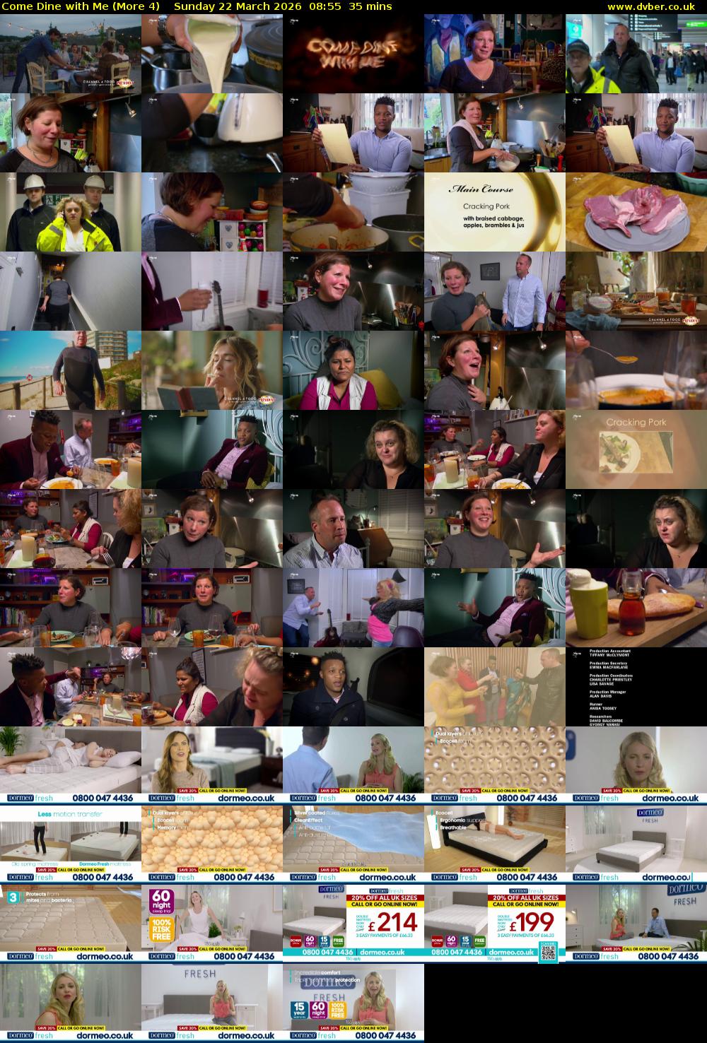 Come Dine with Me (More 4) Sunday 22 March 2026 08:55 - 09:30