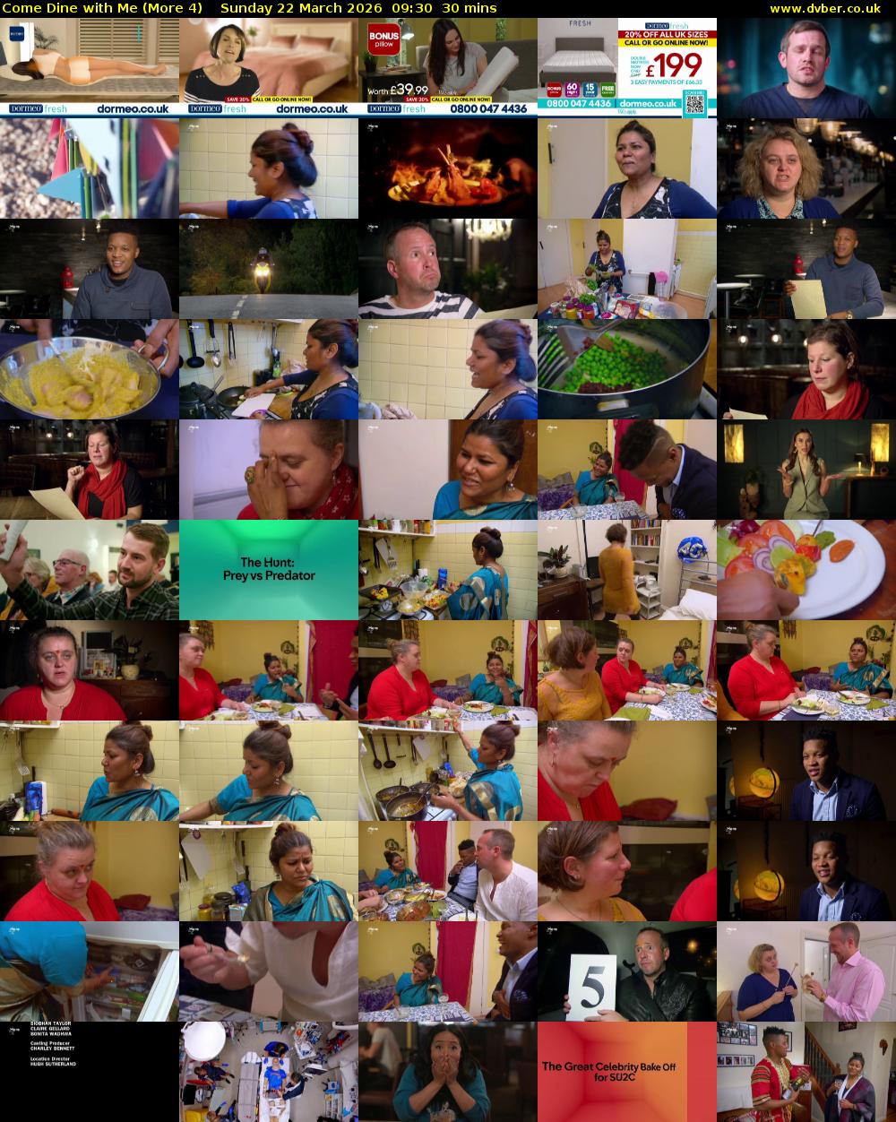 Come Dine with Me (More 4) Sunday 22 March 2026 09:30 - 10:00