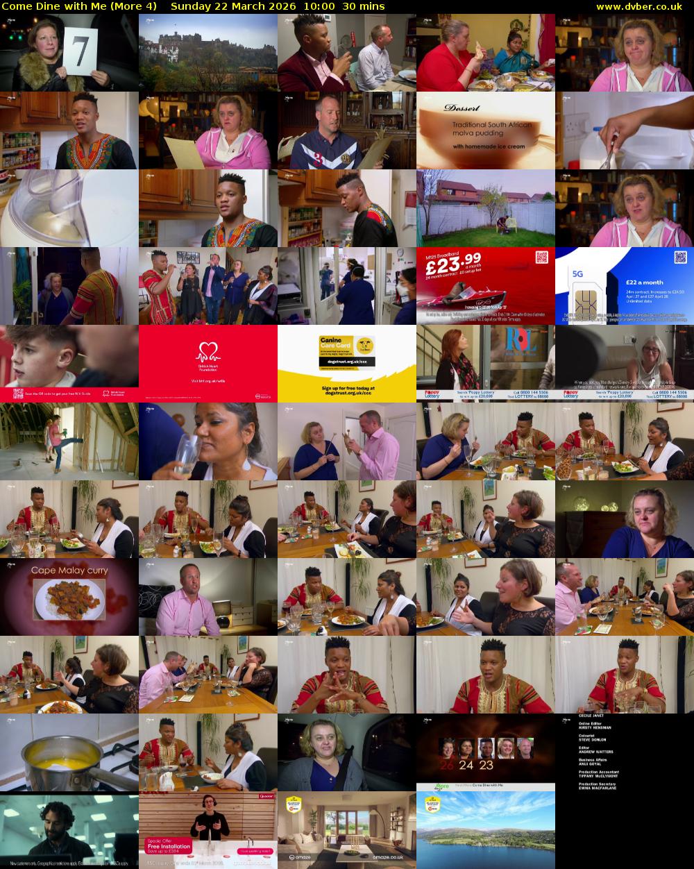 Come Dine with Me (More 4) Sunday 22 March 2026 10:00 - 10:30