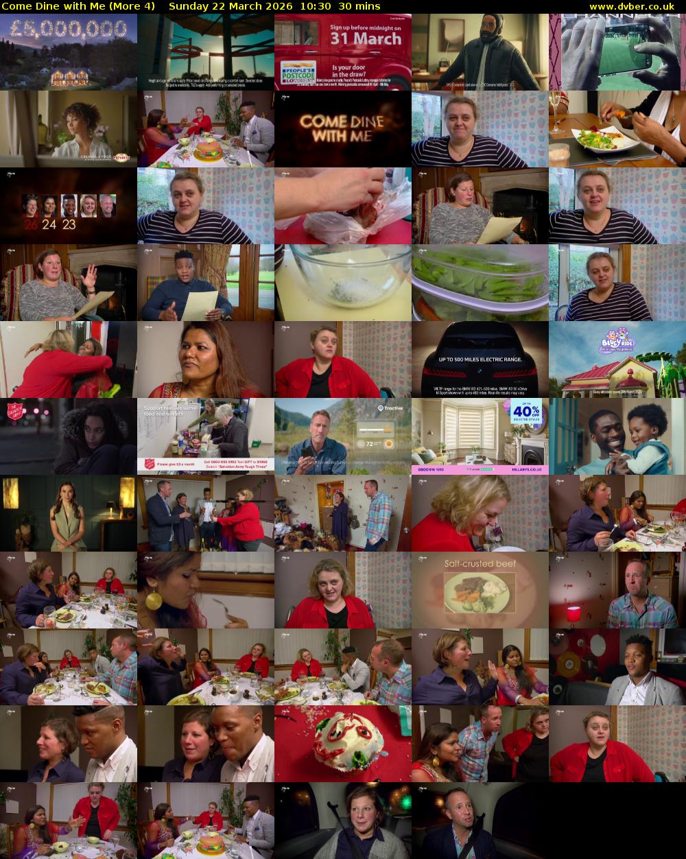 Come Dine with Me (More 4) Sunday 22 March 2026 10:30 - 11:00