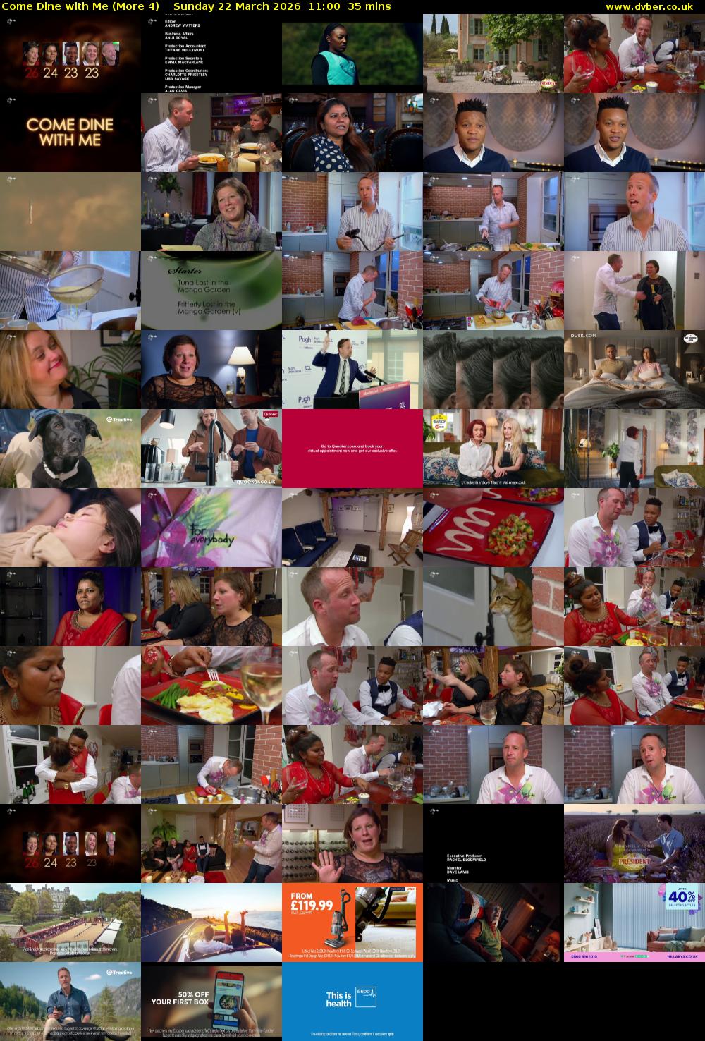 Come Dine with Me (More 4) Sunday 22 March 2026 11:00 - 11:35
