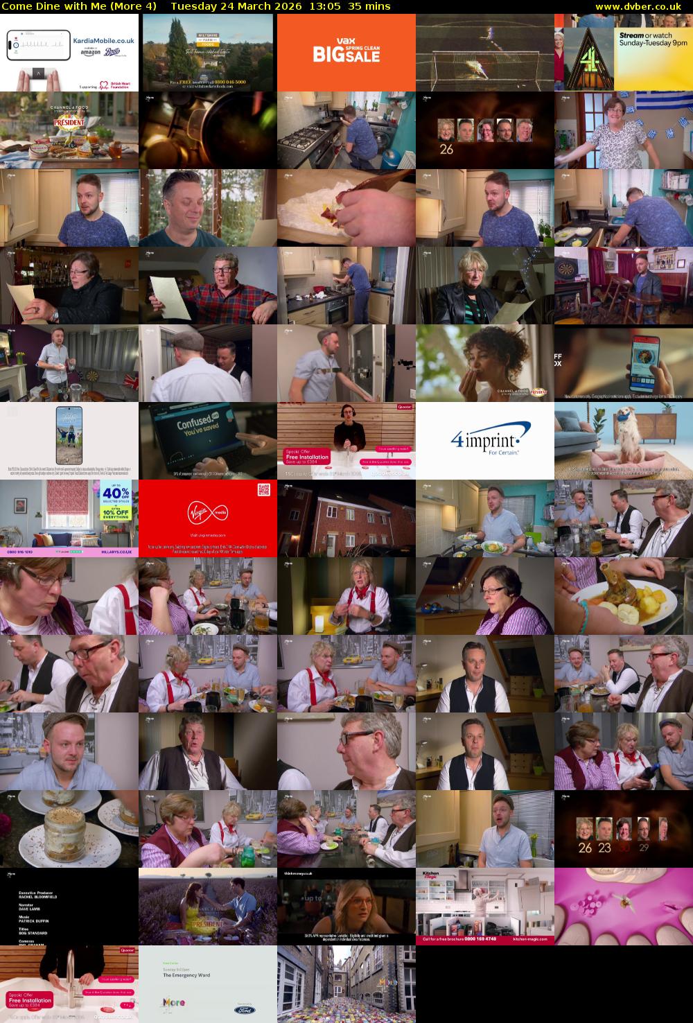 Come Dine with Me (More 4) Tuesday 24 March 2026 13:05 - 13:40