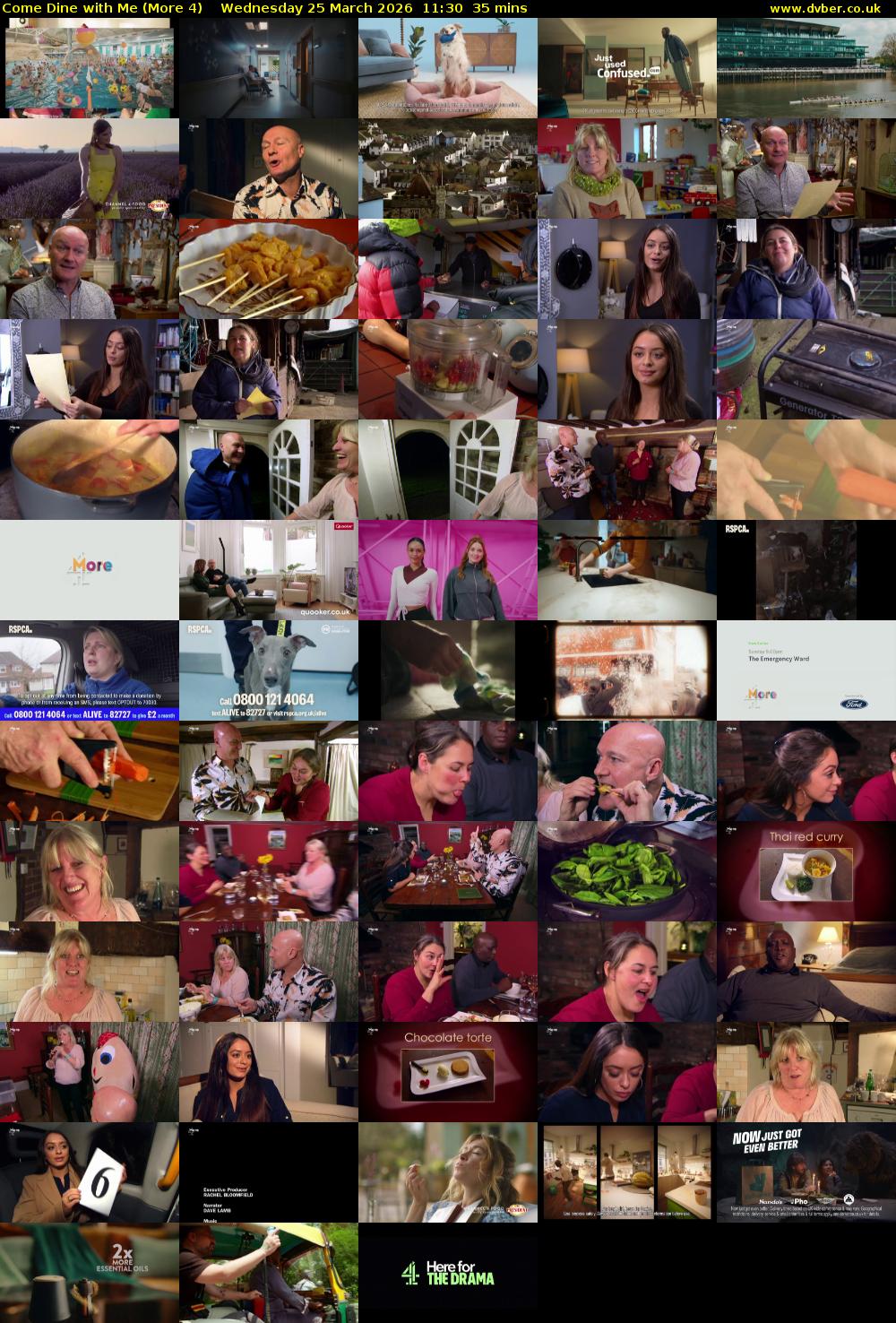 Come Dine with Me (More 4) Wednesday 25 March 2026 11:30 - 12:05