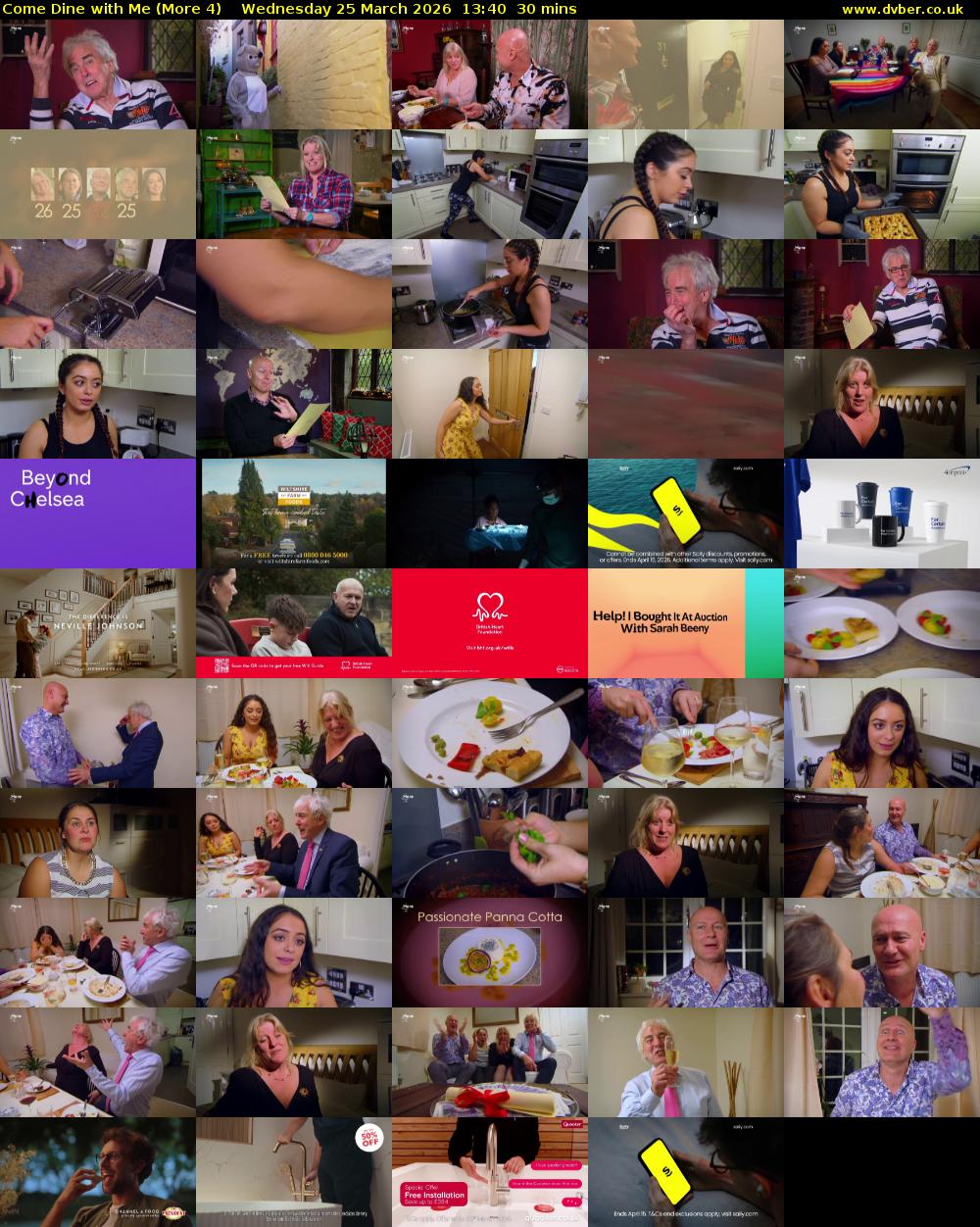 Come Dine with Me (More 4) Wednesday 25 March 2026 13:40 - 14:10