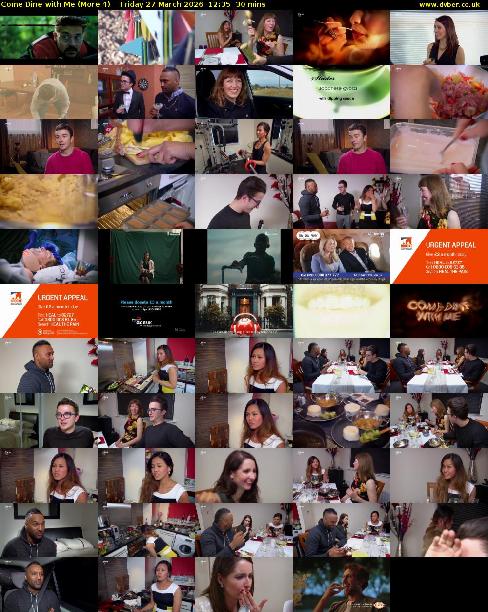 Come Dine with Me (More 4) Friday 27 March 2026 12:35 - 13:05