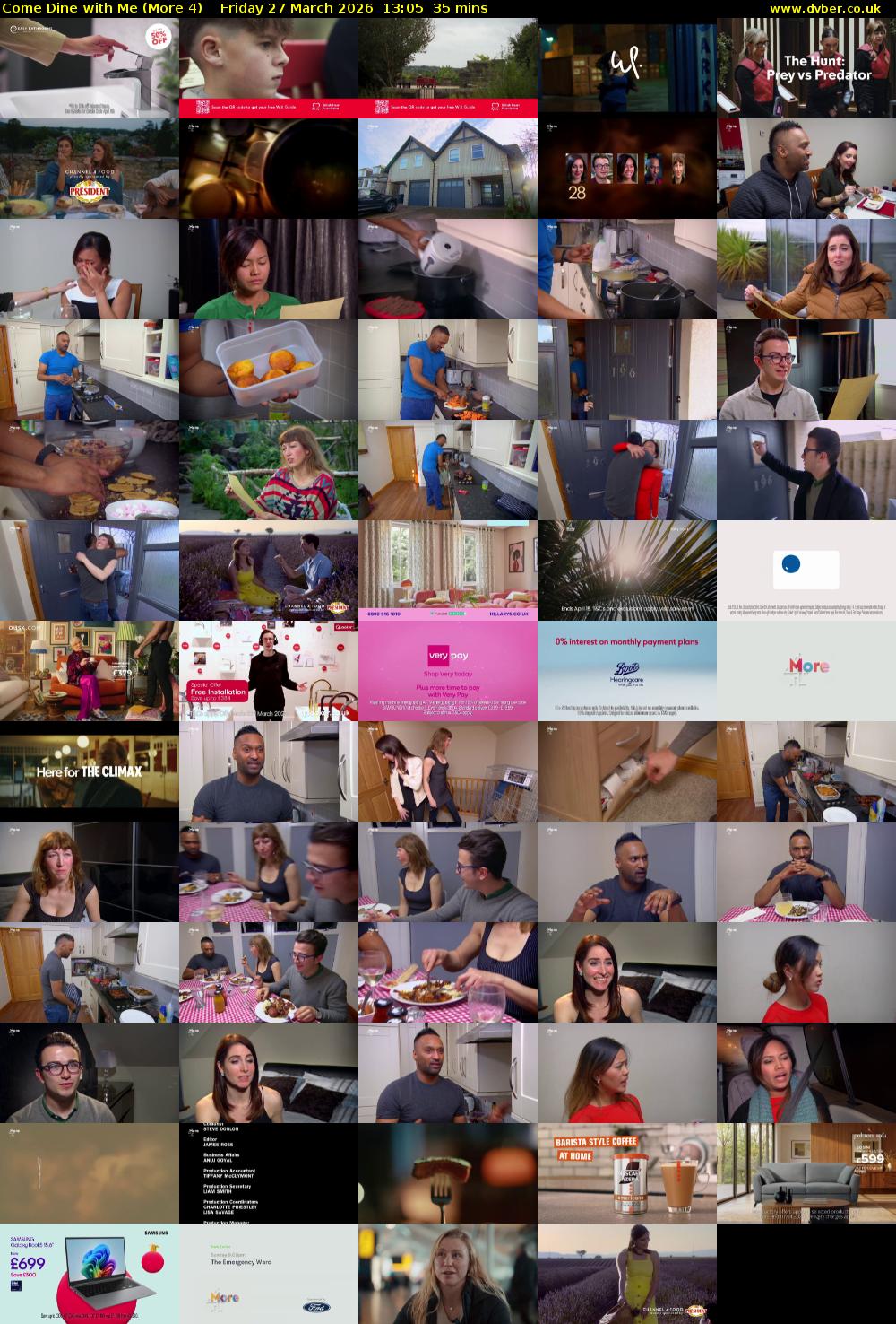 Come Dine with Me (More 4) Friday 27 March 2026 13:05 - 13:40