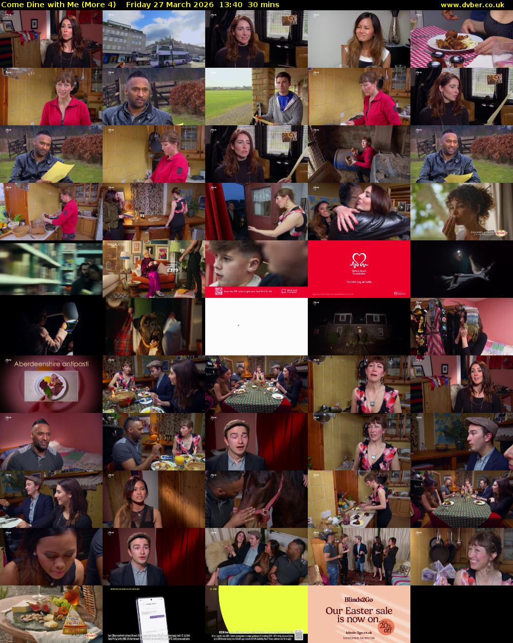 Come Dine with Me (More 4) Friday 27 March 2026 13:40 - 14:10