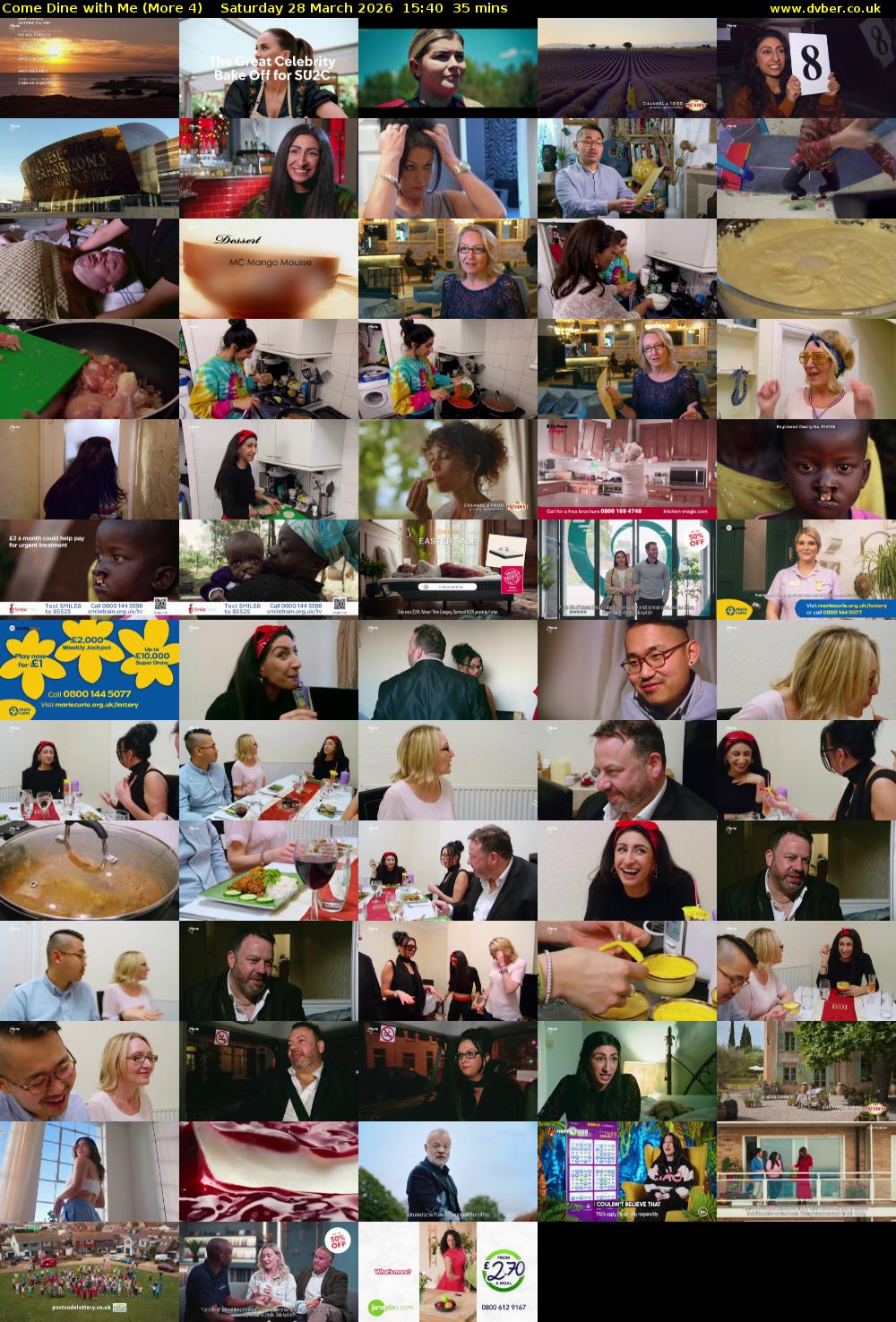 Come Dine with Me (More 4) Saturday 28 March 2026 15:40 - 16:15