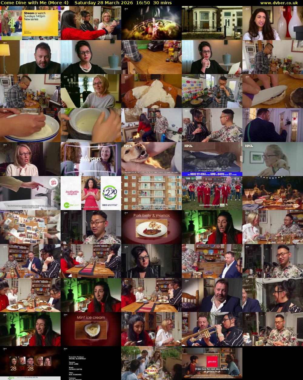 Come Dine with Me (More 4) Saturday 28 March 2026 16:50 - 17:20