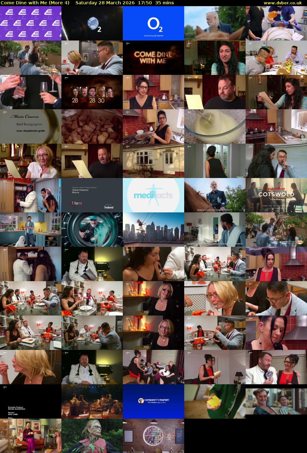 Come Dine with Me (More 4) Saturday 28 March 2026 17:50 - 18:25