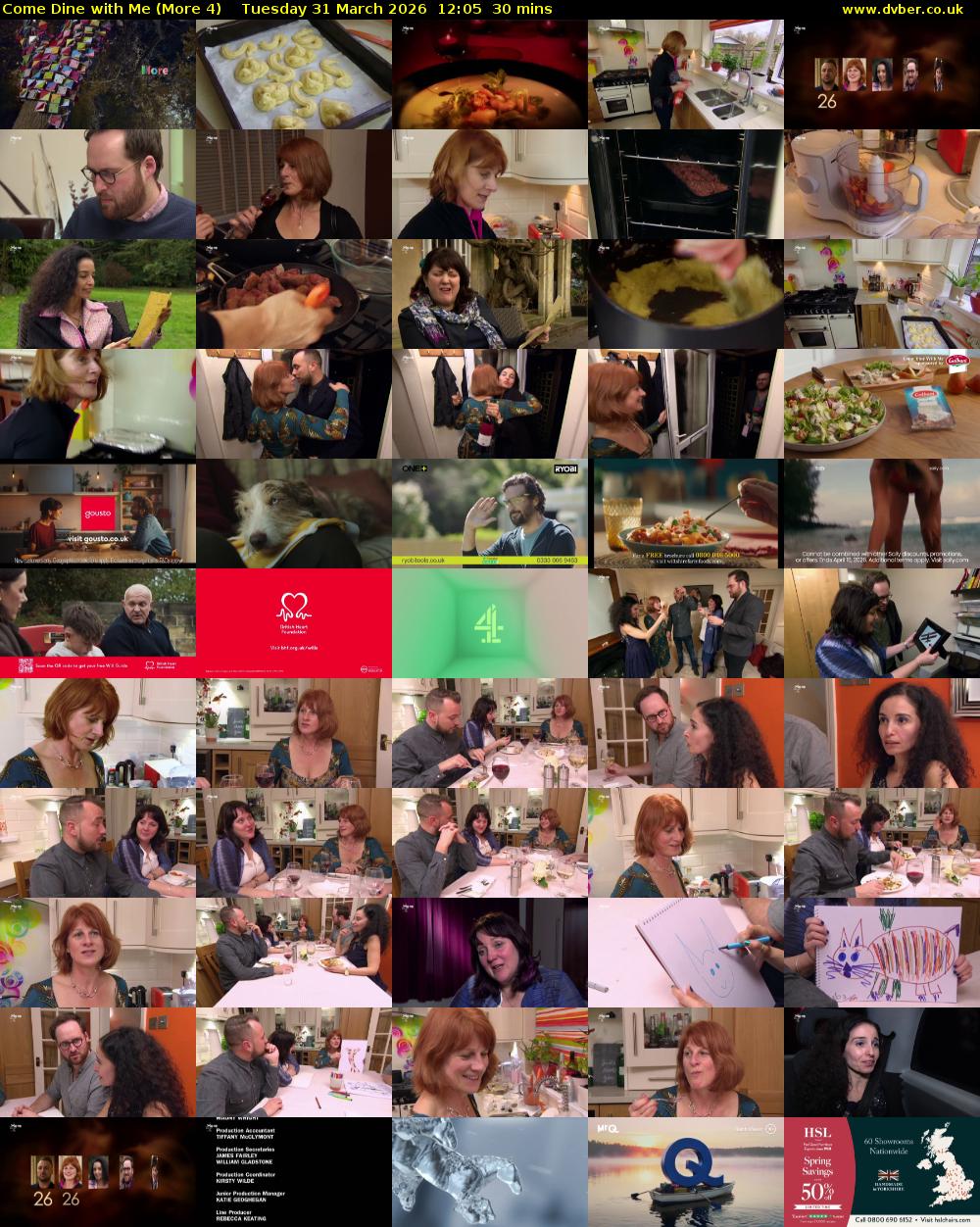 Come Dine with Me (More 4) Tuesday 31 March 2026 12:05 - 12:35