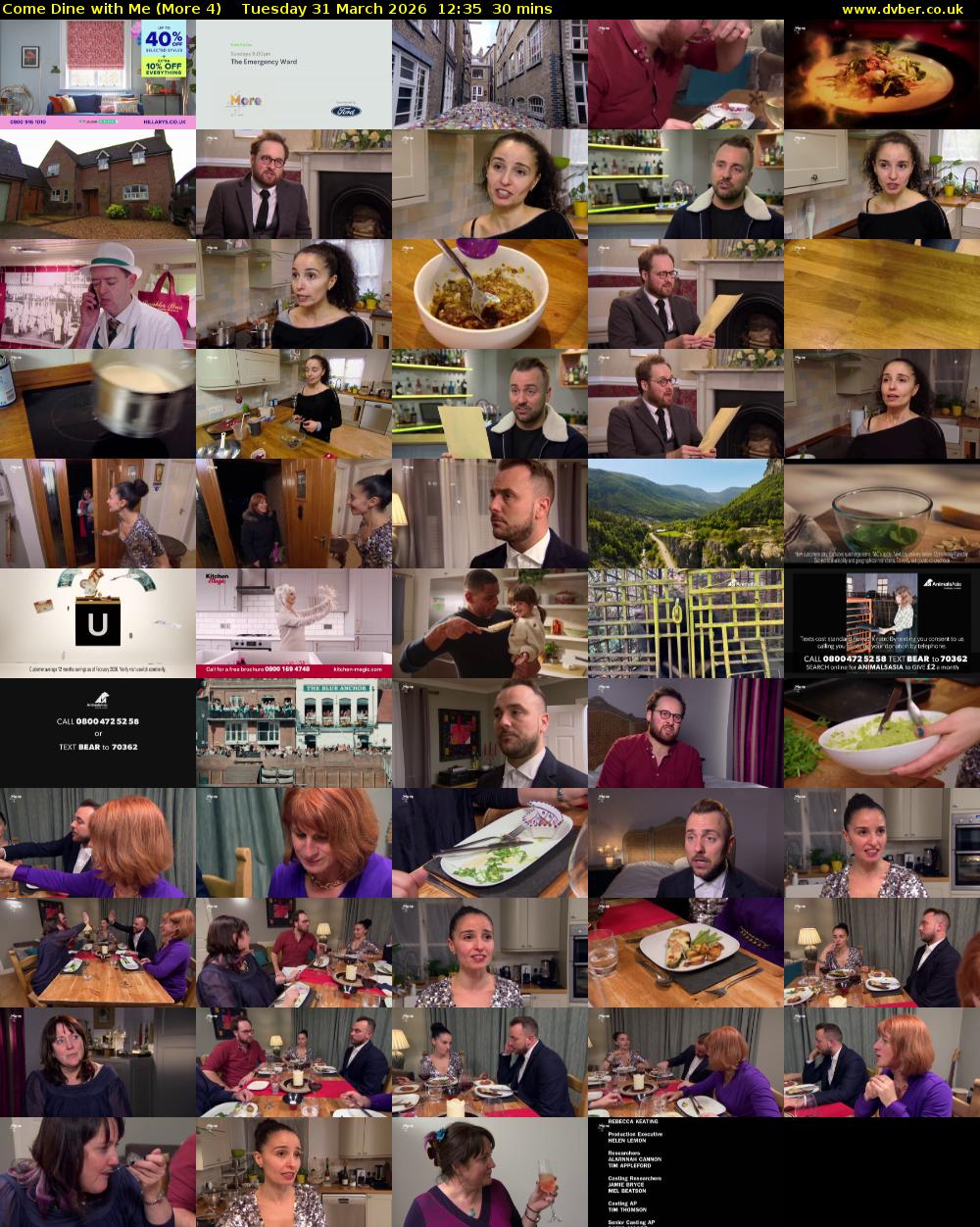 Come Dine with Me (More 4) Tuesday 31 March 2026 12:35 - 13:05