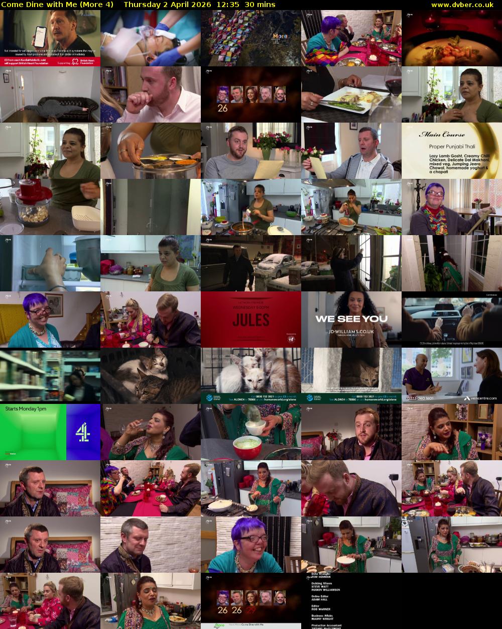 Come Dine with Me (More 4) Thursday 2 April 2026 12:35 - 13:05
