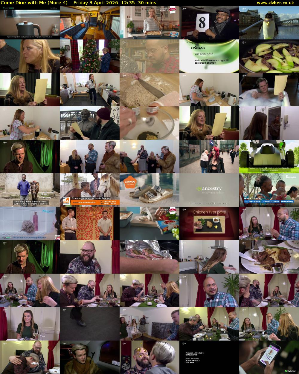 Come Dine with Me (More 4) Friday 3 April 2026 12:35 - 13:05