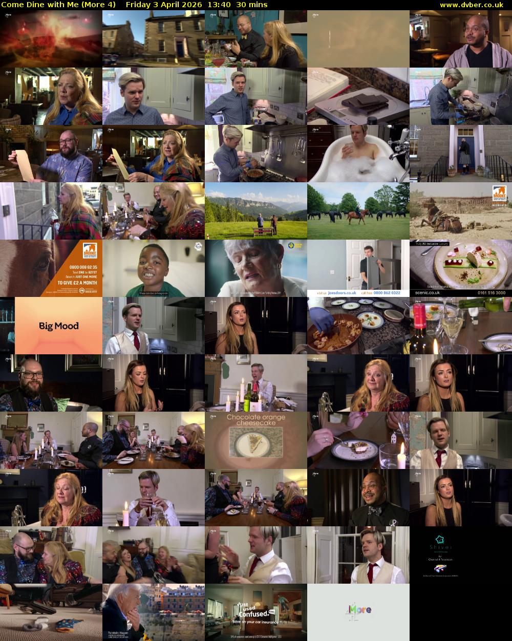 Come Dine with Me (More 4) Friday 3 April 2026 13:40 - 14:10