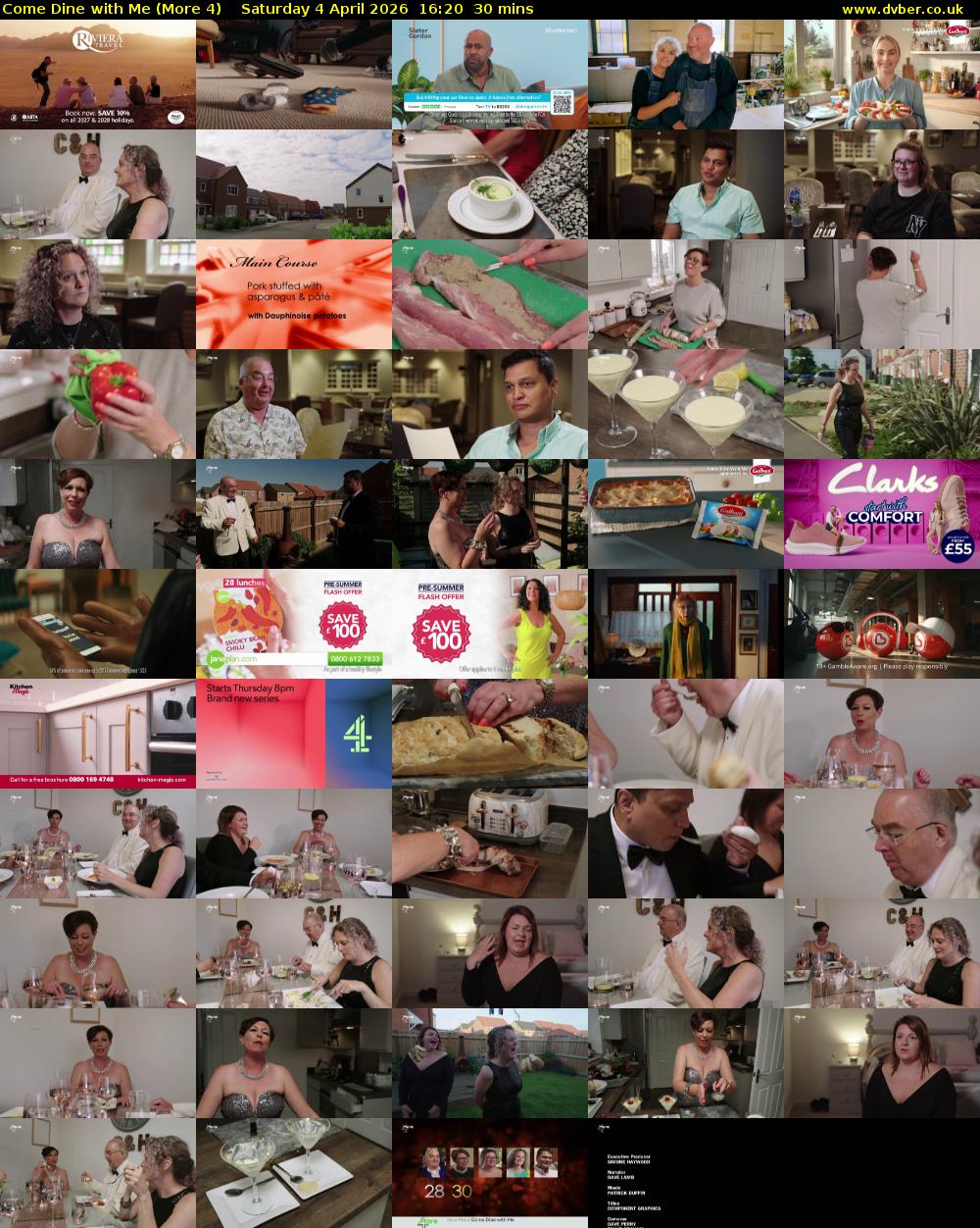 Come Dine with Me (More 4) Saturday 4 April 2026 16:20 - 16:50