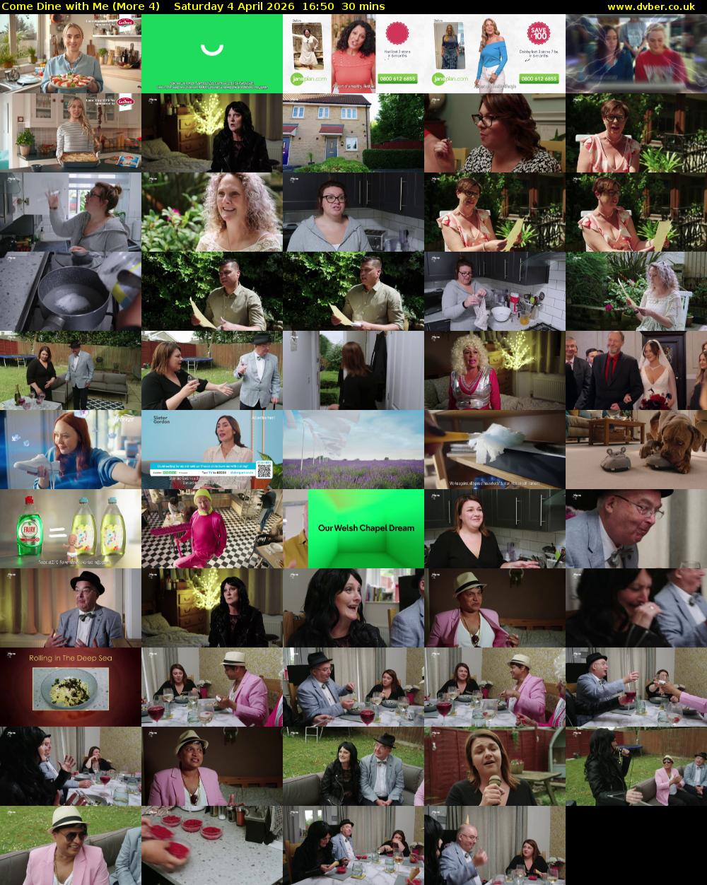 Come Dine with Me (More 4) Saturday 4 April 2026 16:50 - 17:20