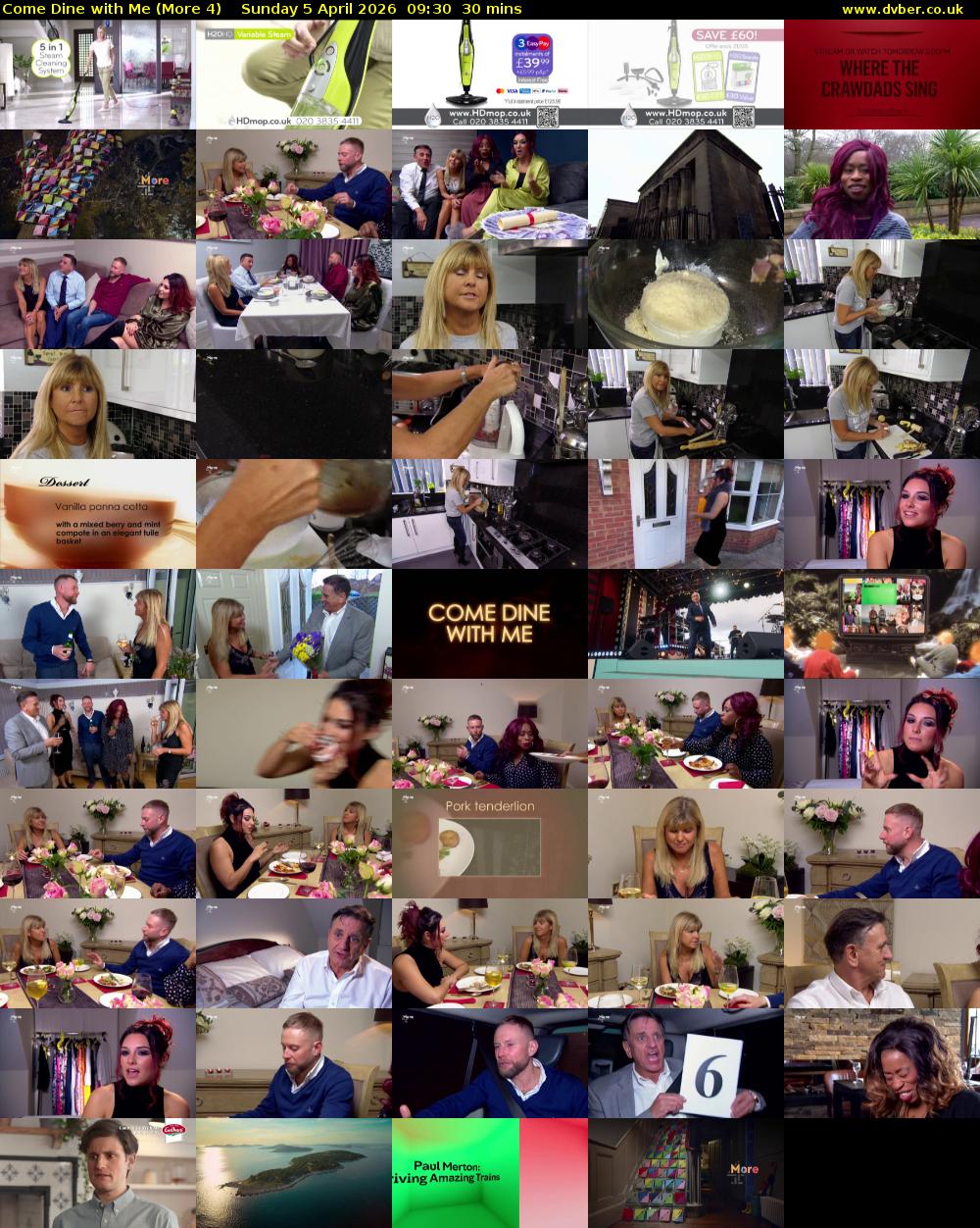 Come Dine with Me (More 4) Sunday 5 April 2026 09:30 - 10:00