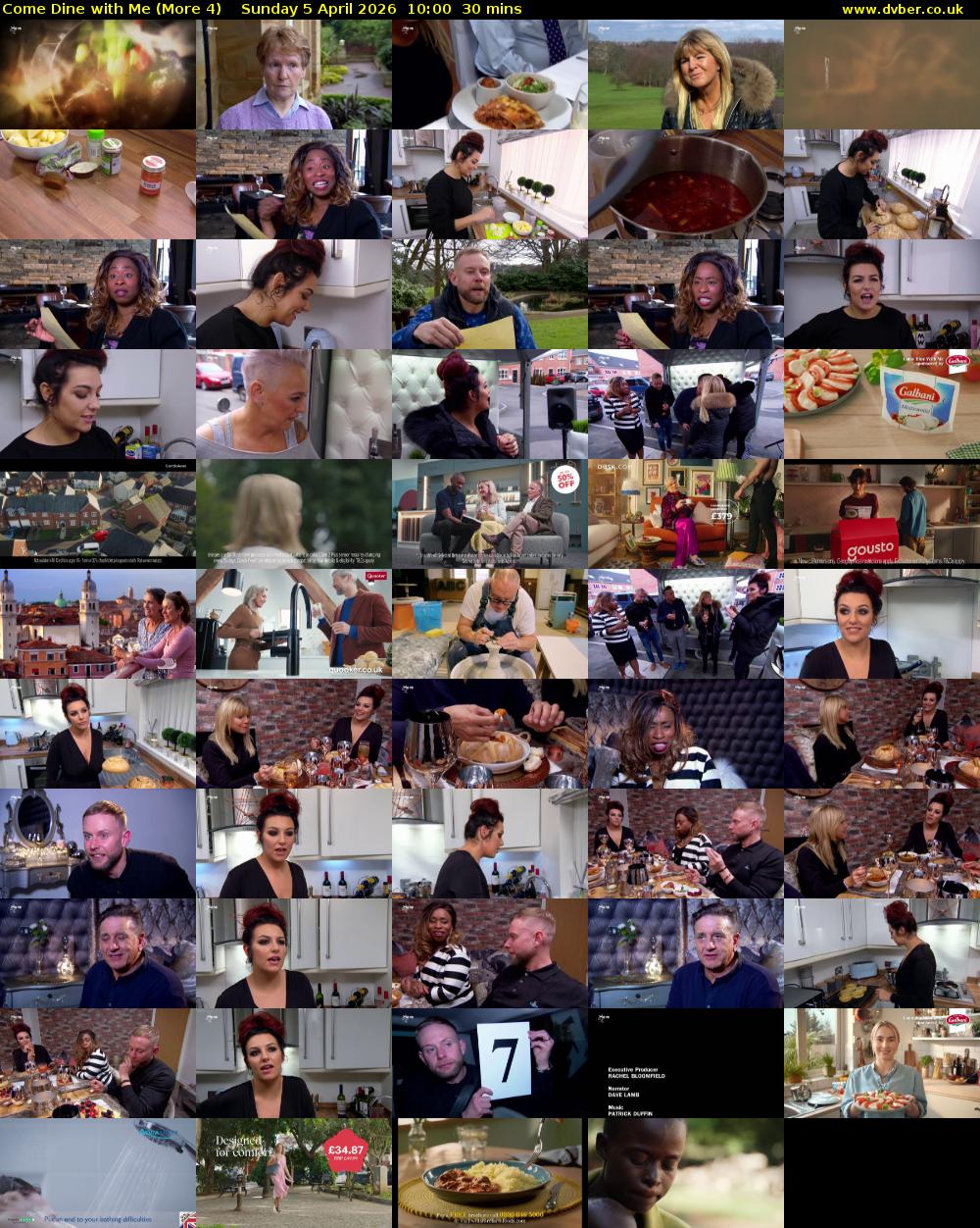 Come Dine with Me (More 4) Sunday 5 April 2026 10:00 - 10:30