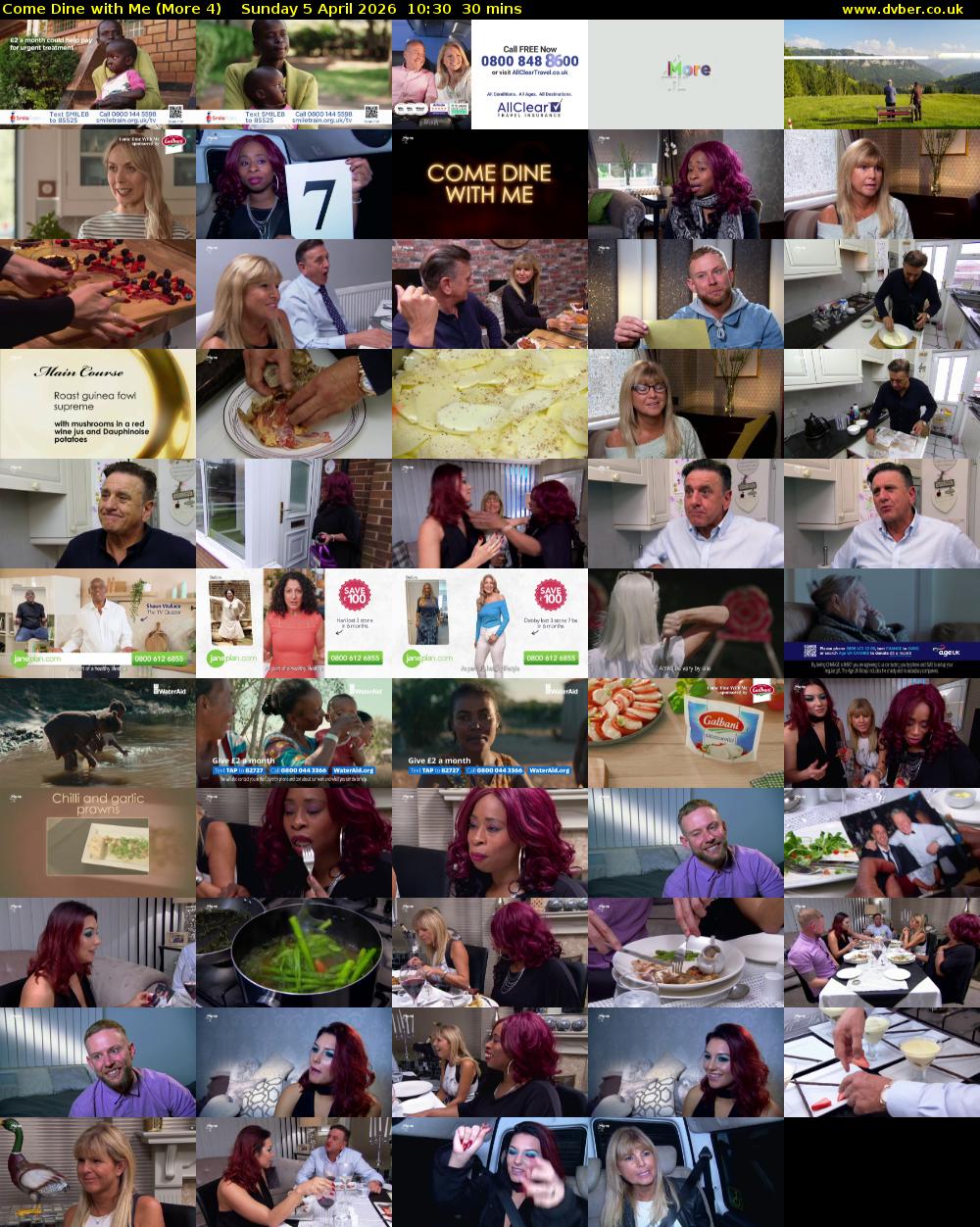 Come Dine with Me (More 4) Sunday 5 April 2026 10:30 - 11:00