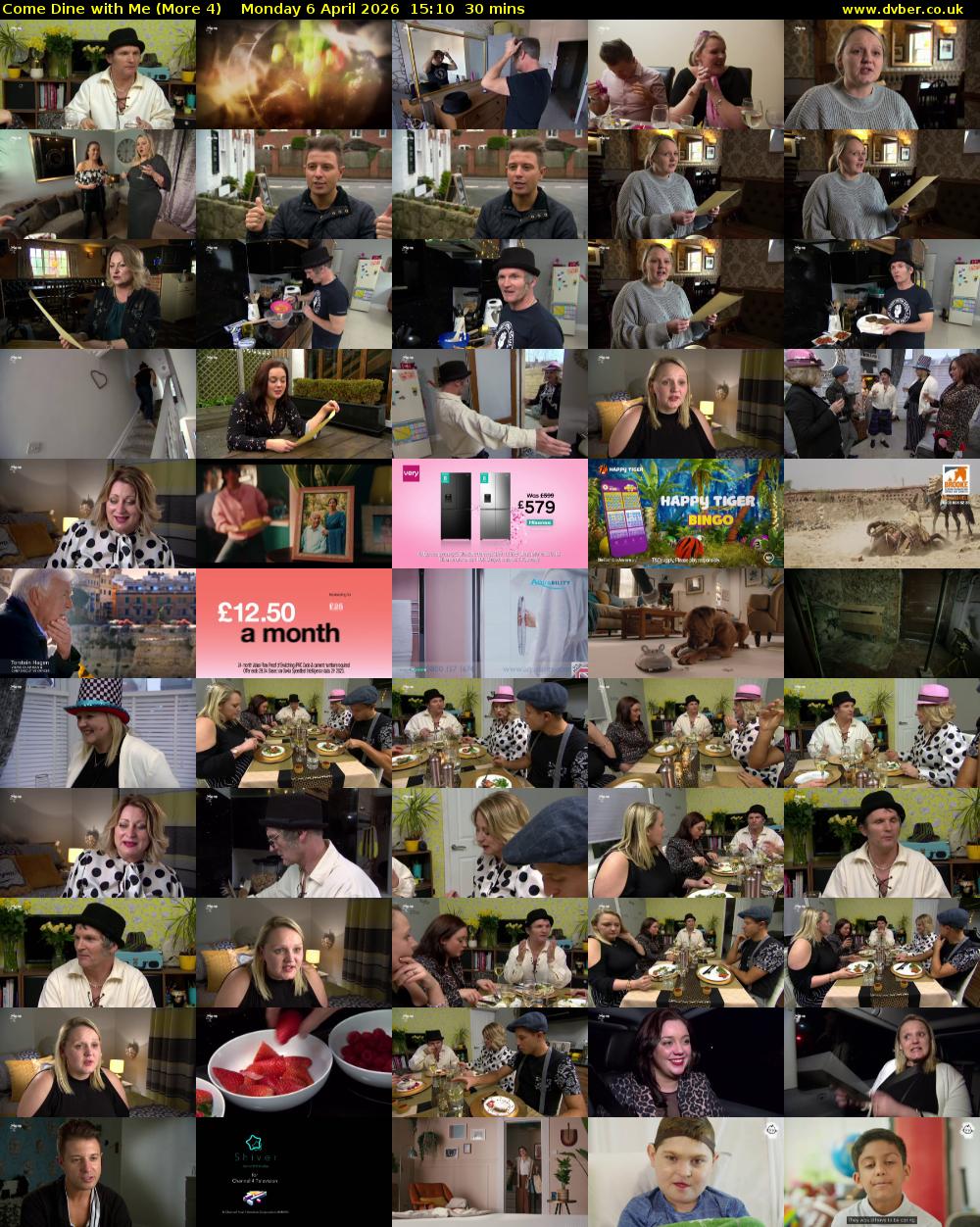 Come Dine with Me (More 4) Monday 6 April 2026 15:10 - 15:40